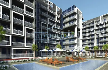 Apartment - 1 Bedroom - 2 Bathrooms for rent in Laya Heights - Dubai Studio City - Dubai
