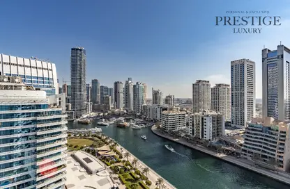 Apartment - 1 Bedroom - 2 Bathrooms for rent in Dorra Bay - Dubai Marina - Dubai