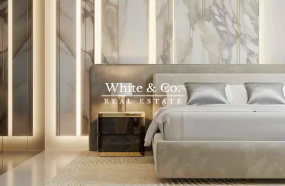 Room / Bedroom image for: Apartment - 4 Bedrooms - 4 Bathrooms for sale in Grand Bleu Tower - EMAAR Beachfront - Dubai Harbour - Dubai, Image 1