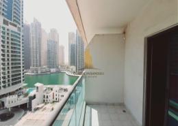 Balcony image for: Apartment - 1 bedroom - 1 bathroom for rent in Time Place Tower - Dubai Marina - Dubai, Image 1