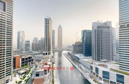 Apartment - Studio - 1 Bathroom for rent in Peninsula One - Peninsula - Business Bay - Dubai