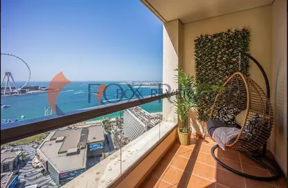 Apartment - 2 Bedrooms - 3 Bathrooms for rent in Rimal 2 - Rimal - Jumeirah Beach Residence - Dubai
