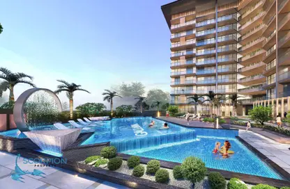 صورة لـ حوض سباحة شقة - غرفة نوم - 2 حمامات للبيع في ماركيز جاليريا - ارجان - دبي ، صورة رقم 1