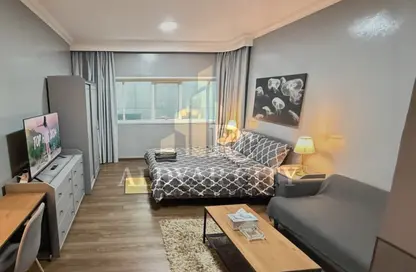 Apartment - Studio - 1 Bathroom for rent in Al Khail Tower 2 - Al Khail Towers - Ajman Downtown - Ajman