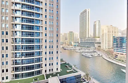 Apartment - 3 Bedrooms - 3 Bathrooms for rent in Marina Wharf - Dubai Marina - Dubai