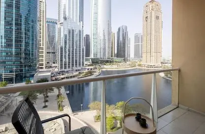 Apartment - Studio - 1 Bathroom for rent in Lake View Tower - JLT Cluster B - Jumeirah Lake Towers - Dubai