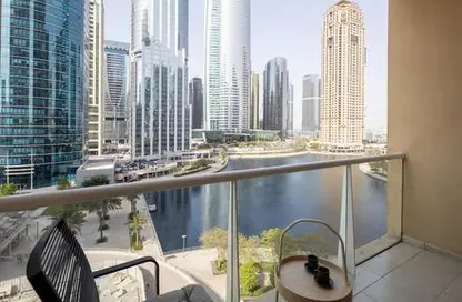 Apartment - Studio - 1 Bathroom for rent in Lake View Tower - JLT Cluster B - Jumeirah Lake Towers - Dubai
