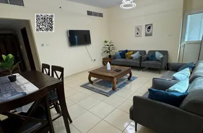 Apartment - 2 Bedrooms - 2 Bathrooms for rent in Orient Towers - Al Bustan - Ajman