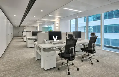 Office Space - Studio - 1 Bathroom for rent in Maze Tower - Sheikh Zayed Road - Dubai