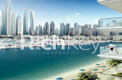 Apartment - 3 Bedrooms - 3 Bathrooms for sale in Beach Mansion - EMAAR Beachfront - Dubai Harbour - Dubai