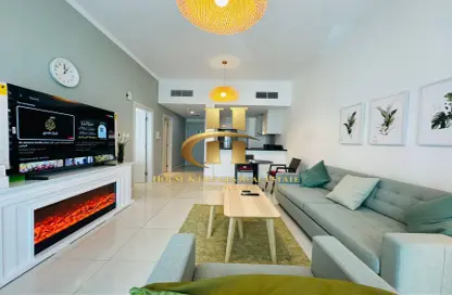Apartment - 1 Bedroom - 2 Bathrooms for rent in Damac Heights - Dubai Marina - Dubai
