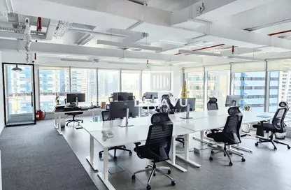 Office Space - Studio - 2 Bathrooms for rent in Saba Tower 1 - JLT Cluster E - Jumeirah Lake Towers - Dubai