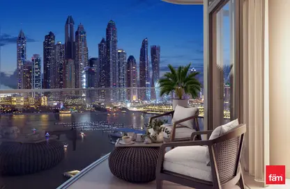Apartment - 1 Bedroom - 1 Bathroom for sale in Palace Beach Residence - EMAAR Beachfront - Dubai Harbour - Dubai