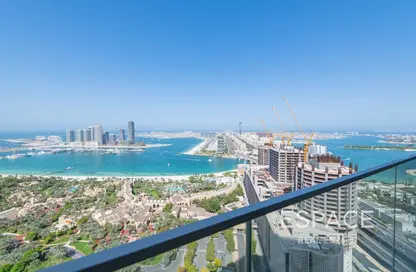 Apartment - 1 Bedroom - 2 Bathrooms for rent in Palm View - Dubai Media City - Dubai