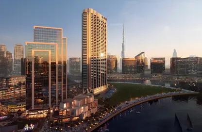 شقة - 1 حمام للبيع في بنينسولا ثري - بنينسولا - الخليج التجاري - دبي