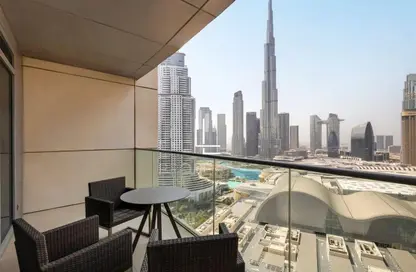 شقة - 2 غرف نوم - 3 حمامات للايجار في العنوان رزيدنس فاونتن فيوز  2 - العنوان رزيدنس فاونتن فيوز - دبي وسط المدينة - دبي