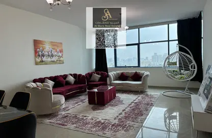 شقة - 2 غرف نوم - 3 حمامات للايجار في مساكن كورنيش عجمان - طريق كورنيش عجمان - عجمان
