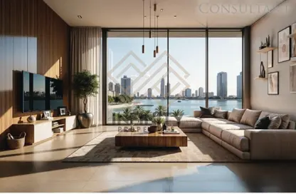 Apartment - 2 Bedrooms - 4 Bathrooms for sale in Ajman Corniche Residences - Ajman Corniche Road - Ajman