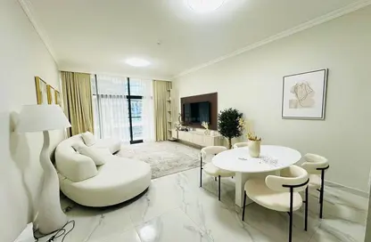 Living / Dining Room image for: Apartment - 2 Bedrooms - 3 Bathrooms for rent in Welcome Residency - Arjan - Dubai, Image 1