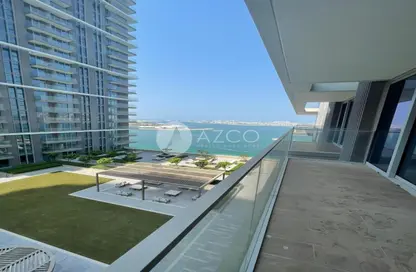 Balcony image for: Apartment - 2 Bedrooms - 2 Bathrooms for sale in Beach Isle - EMAAR Beachfront - Dubai Harbour - Dubai, Image 1