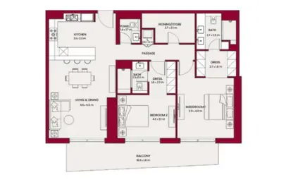 Apartment - 2 Bedrooms - 3 Bathrooms for sale in Hadley Heights - Jumeirah Village Circle - Dubai