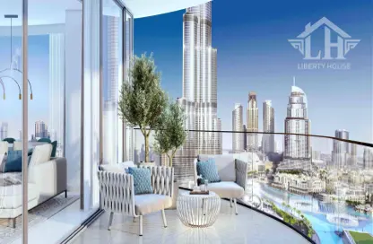Terrace image for: Apartment - 3 Bedrooms - 4 Bathrooms for sale in Grande Signature Residences - Downtown Dubai - Dubai, Image 1
