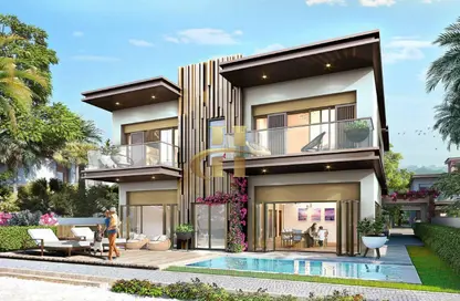 Townhouse - 5 Bedrooms - 6 Bathrooms for sale in Nice - Damac Lagoons - Dubai