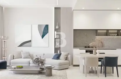 Living / Dining Room image for: Apartment - 1 Bedroom - 2 Bathrooms for sale in Samana Mykonos Signature - Arjan - Dubai, Image 1
