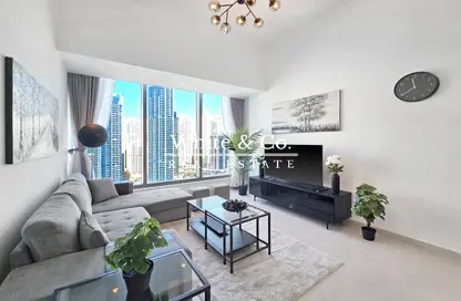 Apartment - 1 Bedroom - 2 Bathrooms for rent in Silverene Tower B - Silverene - Dubai Marina - Dubai