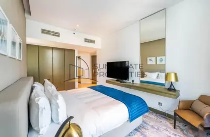 صورة لـ غرفة- غرفة النوم شقة - 1 حمام للبيع في بريفه باي داماك (ايه) - داماك مايسون برايف - الخليج التجاري - دبي ، صورة رقم 1