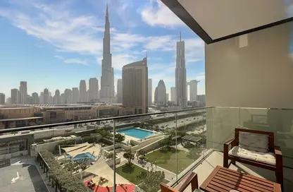 صورة لـ شرفة شقة - 2 غرف نوم - 3 حمامات للايجار في داون تاون فيوز - دبي وسط المدينة - دبي ، صورة رقم 1