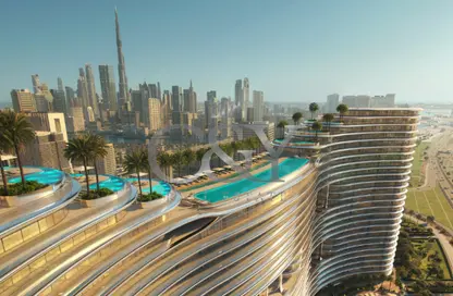 Apartment - Studio - 1 Bathroom for sale in Binghatti Aquarise - Business Bay - Dubai