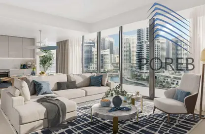 Apartment - 1 Bedroom - 1 Bathroom for sale in Marina Shores - Dubai Marina - Dubai