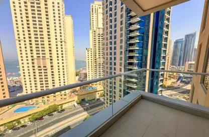 Apartment - 1 Bedroom - 2 Bathrooms for rent in Beauport Tower - Marina Promenade - Dubai Marina - Dubai