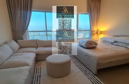 Apartment - 3 Bedrooms - 3 Bathrooms for rent in Ajman Corniche Residences - Ajman Corniche Road - Ajman
