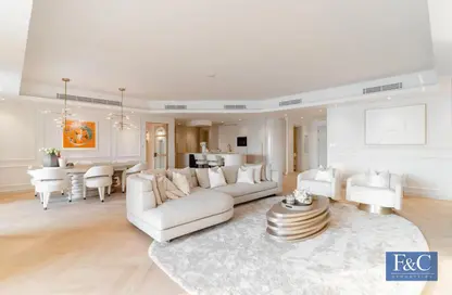 Apartment - 3 Bedrooms - 5 Bathrooms for rent in The Fairmont Palm Residence South - The Fairmont Palm Residences - Palm Jumeirah - Dubai