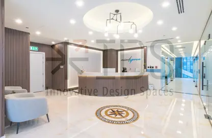 Business Centre - Studio - 2 Bathrooms for rent in The Prism - Business Bay - Dubai