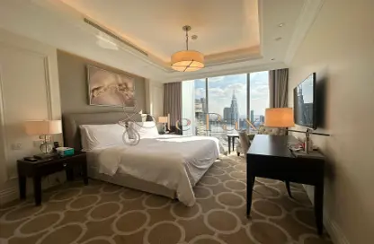 Room / Bedroom image for: Apartment - 2 Bedrooms - 2 Bathrooms for rent in Kempinski BLVD - Downtown Dubai - Dubai, Image 1