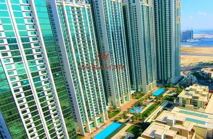 Apartment - 1 Bedroom - 2 Bathrooms for rent in Burooj Views - Marina Square - Al Reem Island - Abu Dhabi