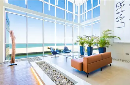 Living Room image for: Apartment - 3 Bedrooms - 4 Bathrooms for sale in Lamar Residences - Al Seef - Al Raha Beach - Abu Dhabi, Image 1
