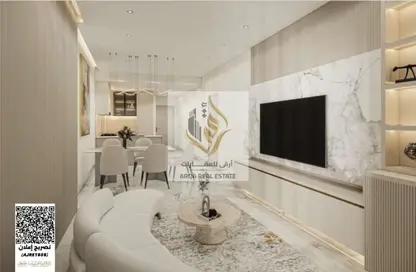 Apartment - 2 Bedrooms - 2 Bathrooms for sale in Al Ghoroub Tower - Al Alia - Ajman