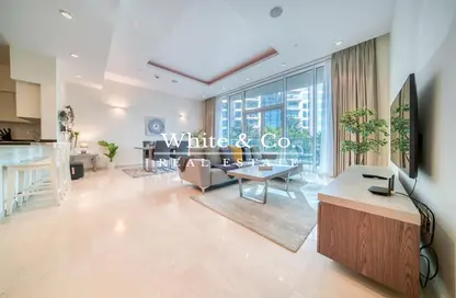 Living Room image for: Apartment - 3 Bedrooms - 4 Bathrooms for rent in Oceana Aegean - Oceana - Palm Jumeirah - Dubai, Image 1