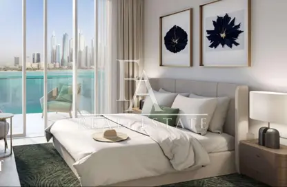 Apartment - 3 Bedrooms - 3 Bathrooms for sale in Beachgate by Address - EMAAR Beachfront - Dubai Harbour - Dubai