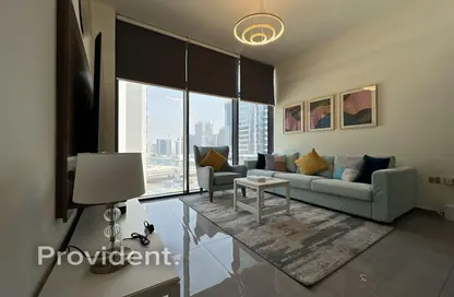 Living Room image for: Apartment - 2 Bedrooms - 3 Bathrooms for rent in Merano Tower - Business Bay - Dubai, Image 1