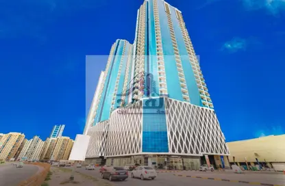 Outdoor Building image for: Apartment - 2 Bedrooms - 3 Bathrooms for rent in Oasis Tower - Al Rashidiya 1 - Al Rashidiya - Ajman, Image 1