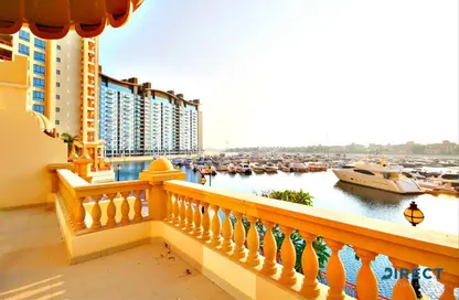Townhouse - 2 Bedrooms - 3 Bathrooms for rent in Marina Residences 5 - Marina Residences - Palm Jumeirah - Dubai