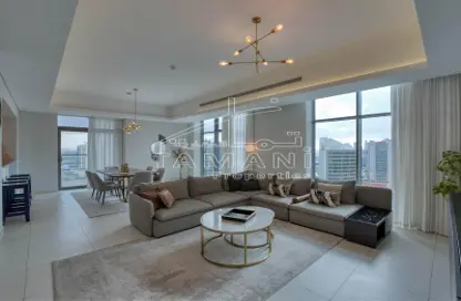Living / Dining Room image for: Apartment - 3 Bedrooms - 5 Bathrooms for sale in Mada Residences by ARTAR - Downtown Dubai - Dubai, Image 1