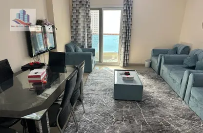 Living / Dining Room image for: Apartment - 2 Bedrooms - 1 Bathroom for rent in Al Taawun - Sharjah, Image 1