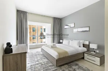 Room / Bedroom image for: Apartment - 1 Bedroom - 1 Bathroom for rent in Elite Residence - Dubai Marina - Dubai, Image 1