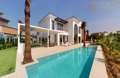 Pool image for: Villa - 4 Bedrooms - 6 Bathrooms for rent in Cluster 38 - Jumeirah Islands - Dubai, Image 1